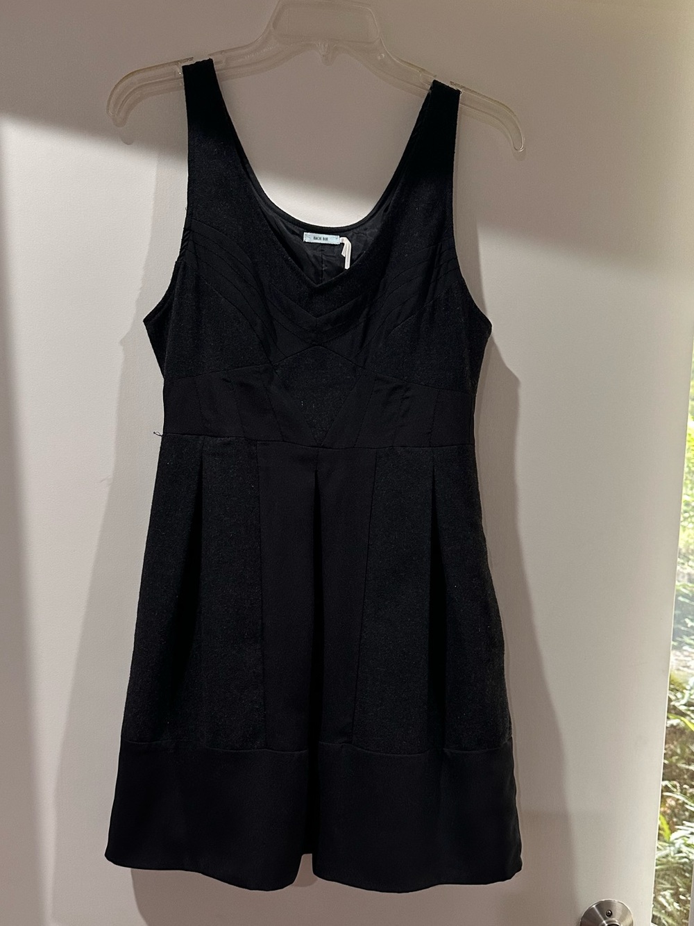 Classic Black Sleeveless A-Line Dress